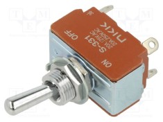 Comutator basculant NKK SWITCHES DPST ON-OFF 20A/250VAC 20A/30VDC