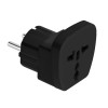Adaptor tensiune universal 16A negru, Generic