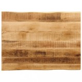 Cumpara ieftin Blat de masă contur natural 80x60x3,8 cm lemn masiv mango brut