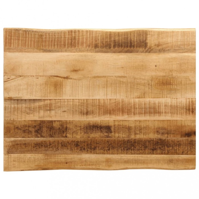 vidaXL Blat de masă contur natural 80x60x2,5 cm lemn masiv mango brut 370668