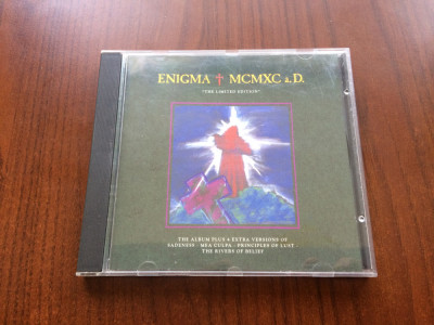 Enigma MCMXC a.D. The Limited Edition 1991 cd disc muzica new age ambientala VG+ foto