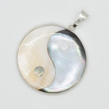 Pandantiv yin yang din sidef 40mm, Stonemania Bijou