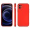 Husa pentru samsung galaxy a13 5g, flippy, liquid silicone, cu microfibra pe interior, protectie antisoc, rosu
