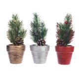 Cumpara ieftin Decoratiune de Craciun - Pinegreen Tree in Pot - mai multe modele | Kaemingk