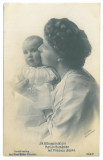 293 - Regina MARIA, Queen MARY &amp; Princess ILEANA - old PC, real PHOTO - unused