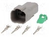 Conector auto, DT, 4 pini, DEUTSCH - S-DT 04-4 P