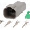 Conector auto, DT, 4 pini, DEUTSCH - S-DT 04-4 P