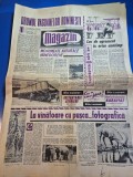 ziarul magazin 16 ianuarie 1964 - monumente naturale din hunedoara,articol orasul bucuresti,drumul vagoanelor romanesti