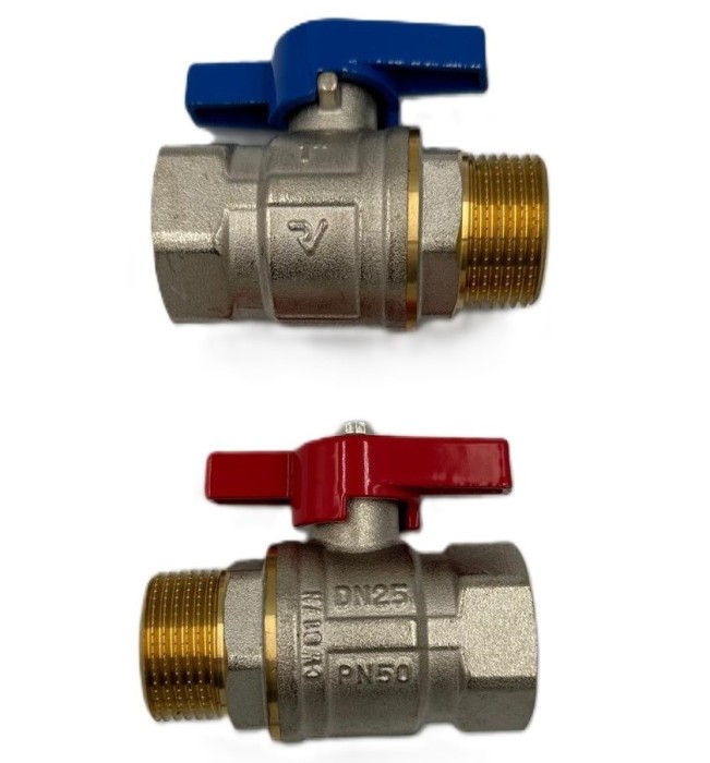 Robinet de Trecere Apa 1&quot; MF cu Fluture si Bila PN 50 Roval