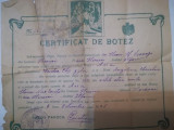 1905, Certificat botez Ana Christea, Herăști, Ilfov, nas Stana Nae Ionita