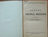 DESPRE AMORUL MODERN - LEOPOLD STERN