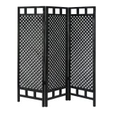 Paravan din lemn Locky negru 150x2x160 cm