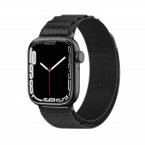 Curea pentru Apple Watch 1/2/3/4/5/6/7/8/SE/SE 2 (38/40/41mm) - Techsuit Watchband (W037) - Black