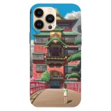 Husa compatibila cu Apple iPhone 15 Pro Max model Spirited away Mei Studio Ghibli, Silicon, TPU, Viceversa, Transparent, Carcasa
