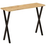 vidaXL Masă consolă, margini naturale, 105x33x76 cm, lemn masiv mango 372763