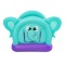 Centru de joaca pentru copii Bestway, confectionat din PVC, gonflabil, 203 x 155 x 135 cm, in forma de elefant, verde si mov