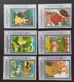 YEMEN A.R. - ARTA INDIANA- 6 v.-,NEDANTELATE, NEOB.** - YAR 087, Asia