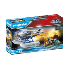 Hidroavionul politiei si hot cu barca 70779 Playmobil