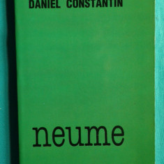 Daniel Constantin ( de Chardonnet ) – Neume ( volum debut )