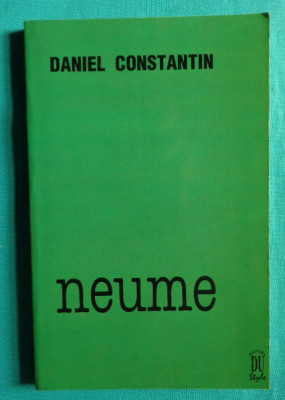 Daniel Constantin ( de Chardonnet ) &amp;ndash; Neume ( volum debut ) foto