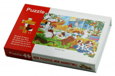 Puzzle Catelusi 88 piese lemn foto