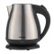Fierbator electric Heinner, 2200 W, 1.7 l, filtru lavabil, inox, Argintiu/Negru