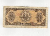 Romania 1952 - 1 leu, uzata