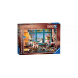 PUZZLE BIROU CU PUZZLE, 1000 PIESE, Ravensburger