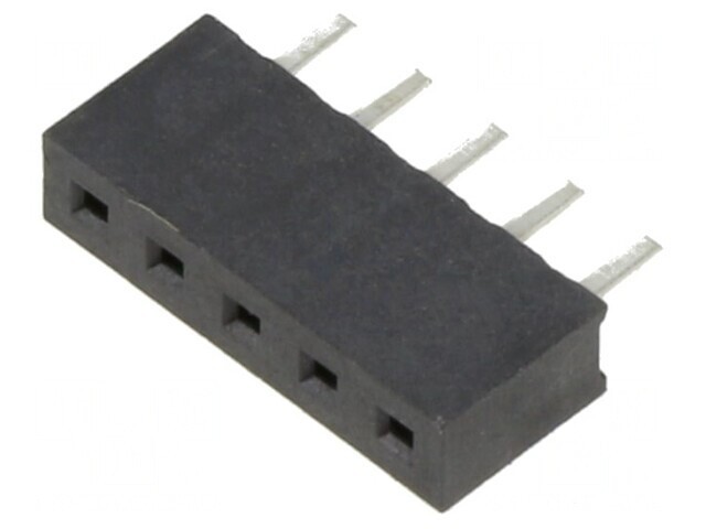 Soclu Şiruri Pini Mamă 2mm 5-PIN THT PCB 2A Cositorit