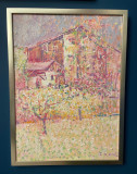 Gheorghe Franț - Cabană (u/p, 57x42cm.), Peisaje, Ulei, Impresionism