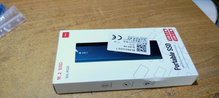 M.2 NVME/NGFF SSD HDD Enclosure 20Gbps 10Gbps USB3.2 To Type C #A7228han