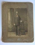 Fotografie pe carton Atelier Romania Bucuresti Fotografia Grivita B. Segal barbat