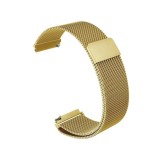 Curea metalica compatibila Huawei Watch GT 7 46mm, Milanese Loop, telescoape Quick Release, 22mm, Auriu