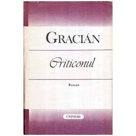 Baltasar Gracian - Criticonul - roman - 115999