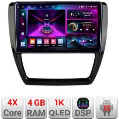 Navigatie VW Jetta 2011-2018 A-JETTA-15 4+64 InCell Display 1K Android Waze USB Navigatie Internet Youtube Radio CarStore Technology foto