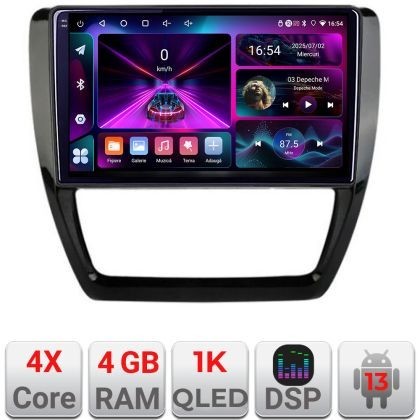 Navigatie VW Jetta 2011-2018 A-JETTA-15 4+64 InCell Display 1K Android Waze USB Navigatie Internet Youtube Radio CarStore Technology