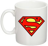 Cana alba personalizata &quot;Superman&quot;, INOVATIX&reg;. 330ml