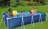 Piscina Bazin Familie Copii Relaxare Cadru Metal Bestway Steel PRO 400 x 211 x 81cm LivratGRATUIT, Unisex, Dreptunghi