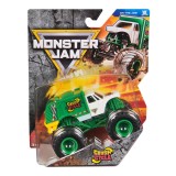 Monster jam on the job masinuta metalica crush cycle scara 1 la 64