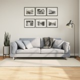 vidaXL Covor ISTAN, cu fire &icirc;nalte, aspect lucios, crem, 100x200 cm
