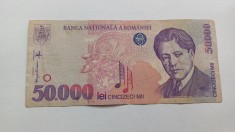 Romania- 50000 Lei 1996 foto