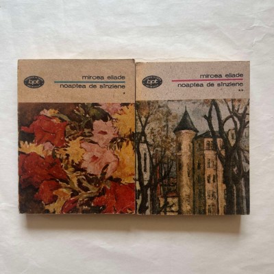 Mircea Eliade - Noaptea de sanziene - 2 Volume foto