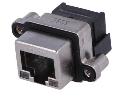 Soclu RJ45 cu LED pentru montare pe panou IP67 foto