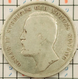 Suedia 1 coroana krona 1897 argint - km 760 - A009, Europa