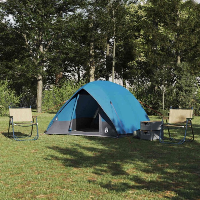 vidaXL Cort de Camping albastru 275 x 230 x 140 cm Poliester 42001194