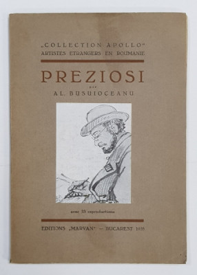 Preziosi - par Al. Busuioceanu - Bucarest, 1935 foto