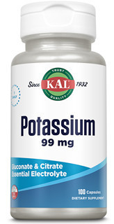 Potassium 99mg, 100cps, Kal