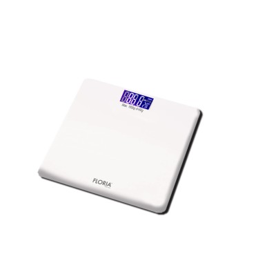 Cantar corporal Floria ZLN7683 din sticla securizata, capacitate 3-180Kg, Display LCD foto