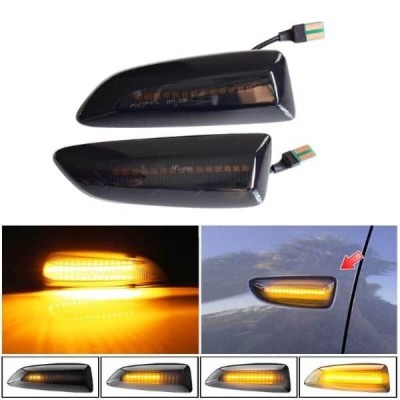 Set 2 bucati lampi semnalizari laterale aripa, dinamice Opel Astra J, K, Insignia B, Zafira C foto