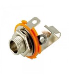 Mufa Jack 6.35 mm mono mama metal panou Goobay